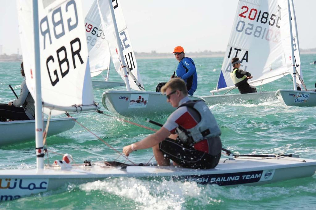 Day 4 action on the water ©  Munther Al Zadjali http://omanlaserworlds2013.com/